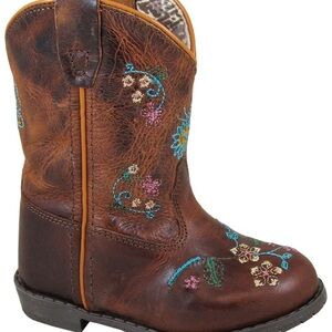 SMOKY MOUNTAIN TODDLER GIRLS' FLORENCE WESTERN BOOTS - ROUND TOE